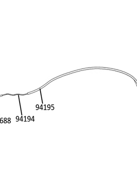 CROSSRC 暴龙 特暴龙 前桥差速线钢丝绳 94194 94195 97401601