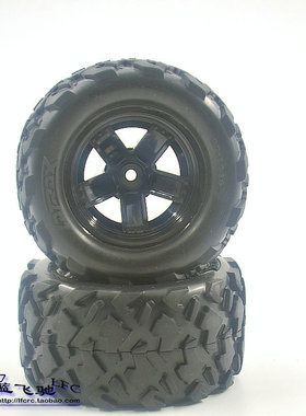 TRAXXAS 76054-1模型四驱车1/18大脚胎8MM轮胎总成7672