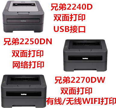 ÐÖµÜ2240D 2270DW¼¤¹âÎÞÏßWIFiºÚ°×¼ÒÓð칫A4 ×Ô¶¯Ë«Ãæ´òÓ¡»ú