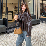 新款现货皮衣外套131-7375P165K248，女装皮衣，浙宝131