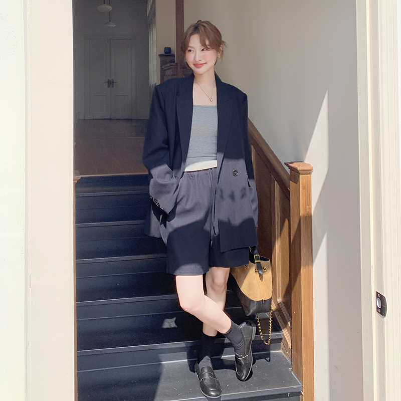 新款西装套装两件套131-7513西装P155K228短裤P95K139，女装套装/套裙，浙宝131