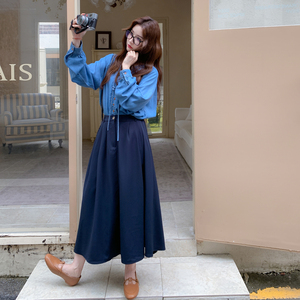 出货中 新款 牛仔上衣半身裙套装两件套131-7367P185K278,女装套装/套裙,浙宝131