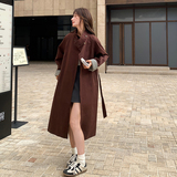 现货！格子拼接长款风衣外套131-7066P175K268，商品下架区，浙宝131