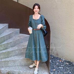 现货！牛仔连衣裙131-7029p145K208图片