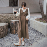 现货假两件撞色拼接连衣裙131-5020P125K178，女装连衣裙，浙宝131