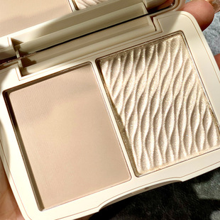 novo5337双色高光修容腮红一体盘 自然立体提亮阴影高光粉盘