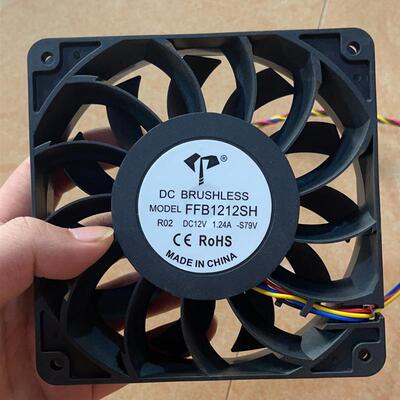 议价正品亿达FFB1212SH1202512V1.24A12CM/厘米高转速大风量风扇