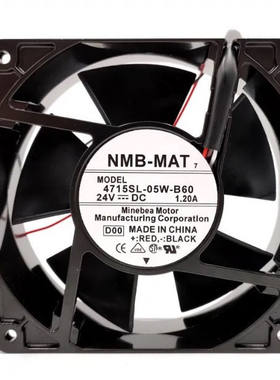 原装/NMB-MAT 12CM 4715SL-05W-B60 DC24V 1.20A 变频器散热风扇
