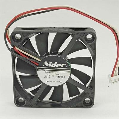 议价NidecD06X-12TL12V0.1A60106CM投影机静音机箱CPU散热风扇