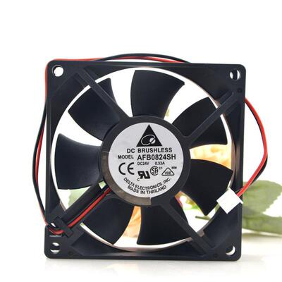 议价AFB0824SH/VH台达802524V0.33A8cm/厘米大风量变频器风扇