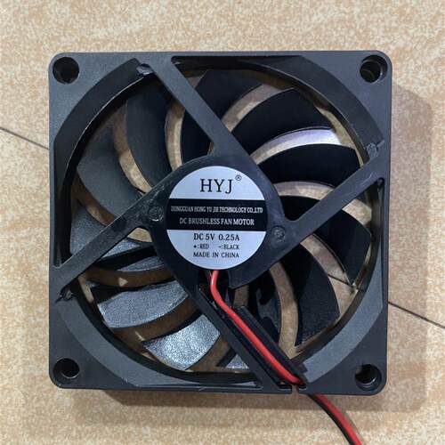 议价全新静音8010显卡USB5V12V24V8厘米/CM电脑机箱散热风扇