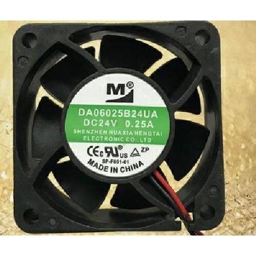 一盟全新一盟DA06025B24UA 6025 24v 0.25a 6CM 2线散热风扇