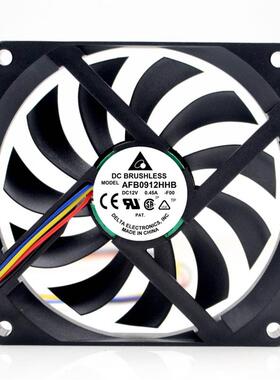 议价喏尼9cm12v0.45A9015AFB0912HHB电脑主板调速水冷超薄风扇