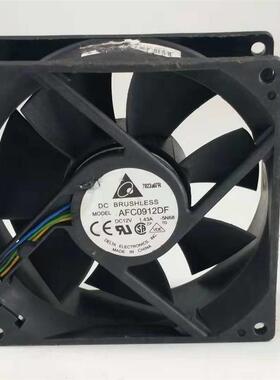 议价正品AFC0912DFU758112V1.43A90329CMPWM温控散热风扇