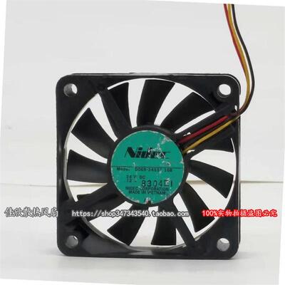 议价原装NIDECD06R-24SS116B6cm24V0.12A6015三线变频器风扇