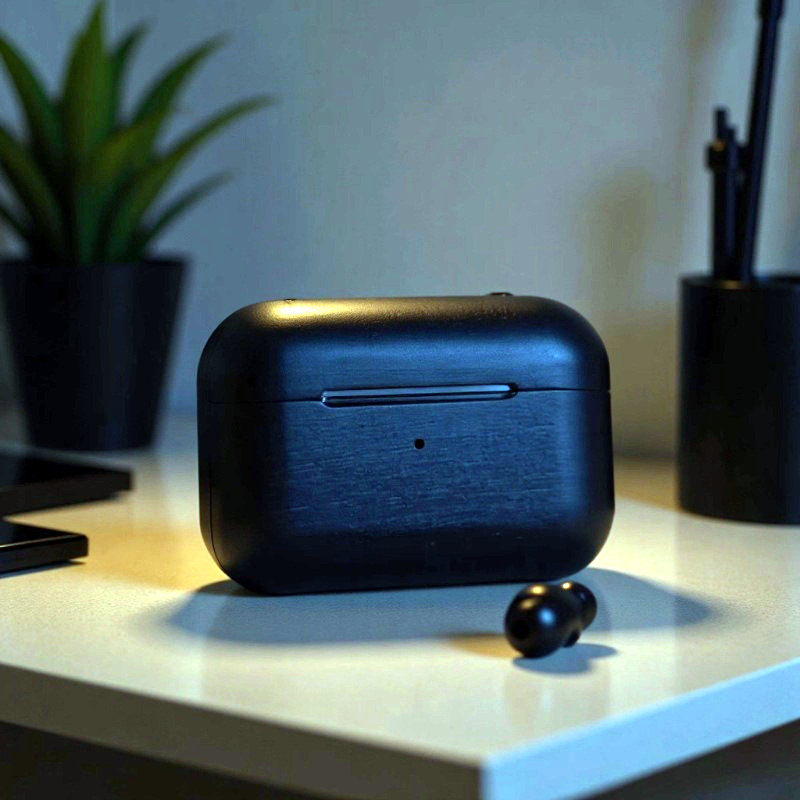适用苹果AirPodsPro3代耳机保护套新款实木质黑檀木AirPodsPro2保护壳胡桃木AirPods3/4代蓝牙耳机盒壳带挂绳