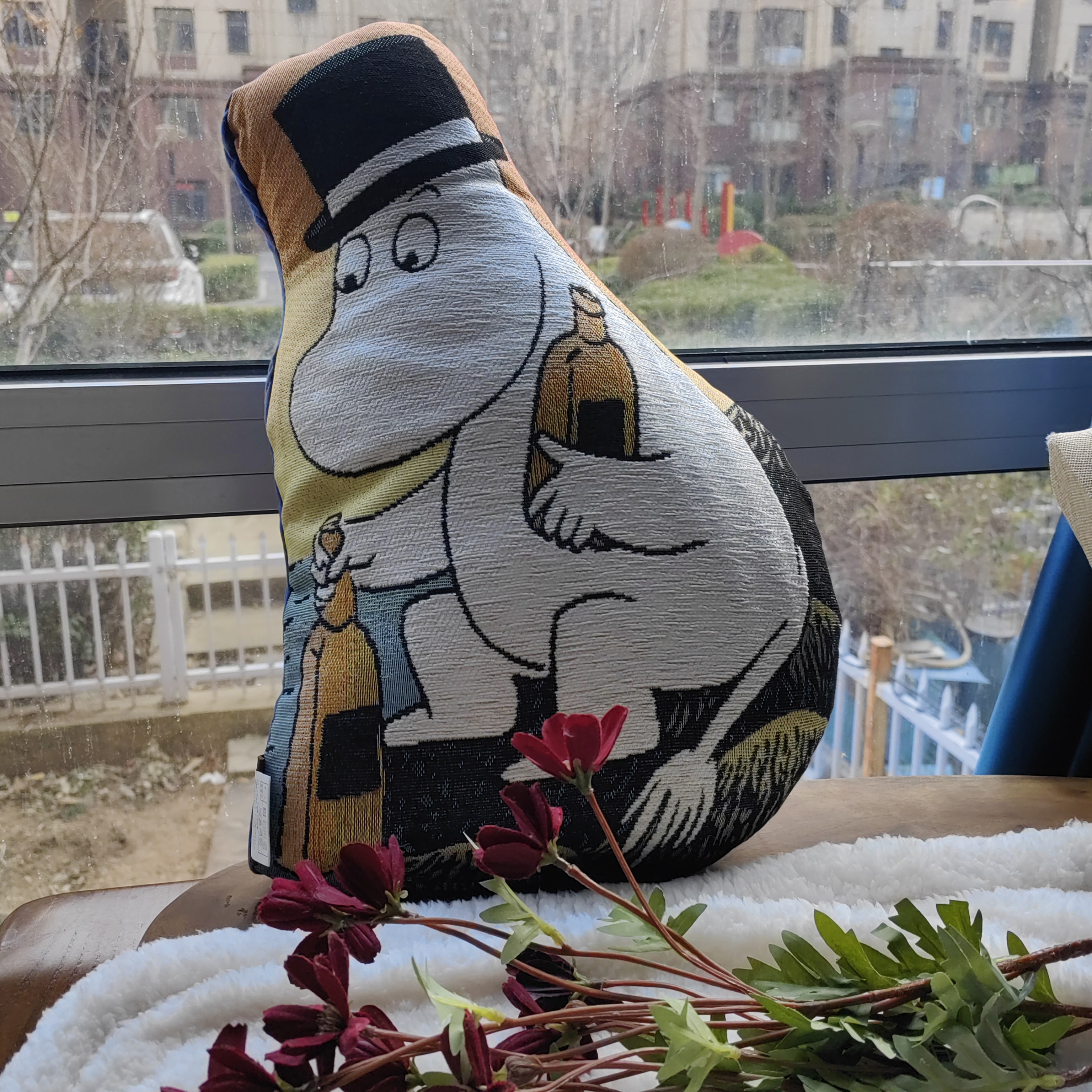 北欧风姆明爸爸抱枕异形毛绒靠垫卧室沙发装饰枕可爱玩偶不可拆洗,居家布艺,靠垫/抱枕,淘宝优惠券,粉丝福利购,淘宝优惠卷