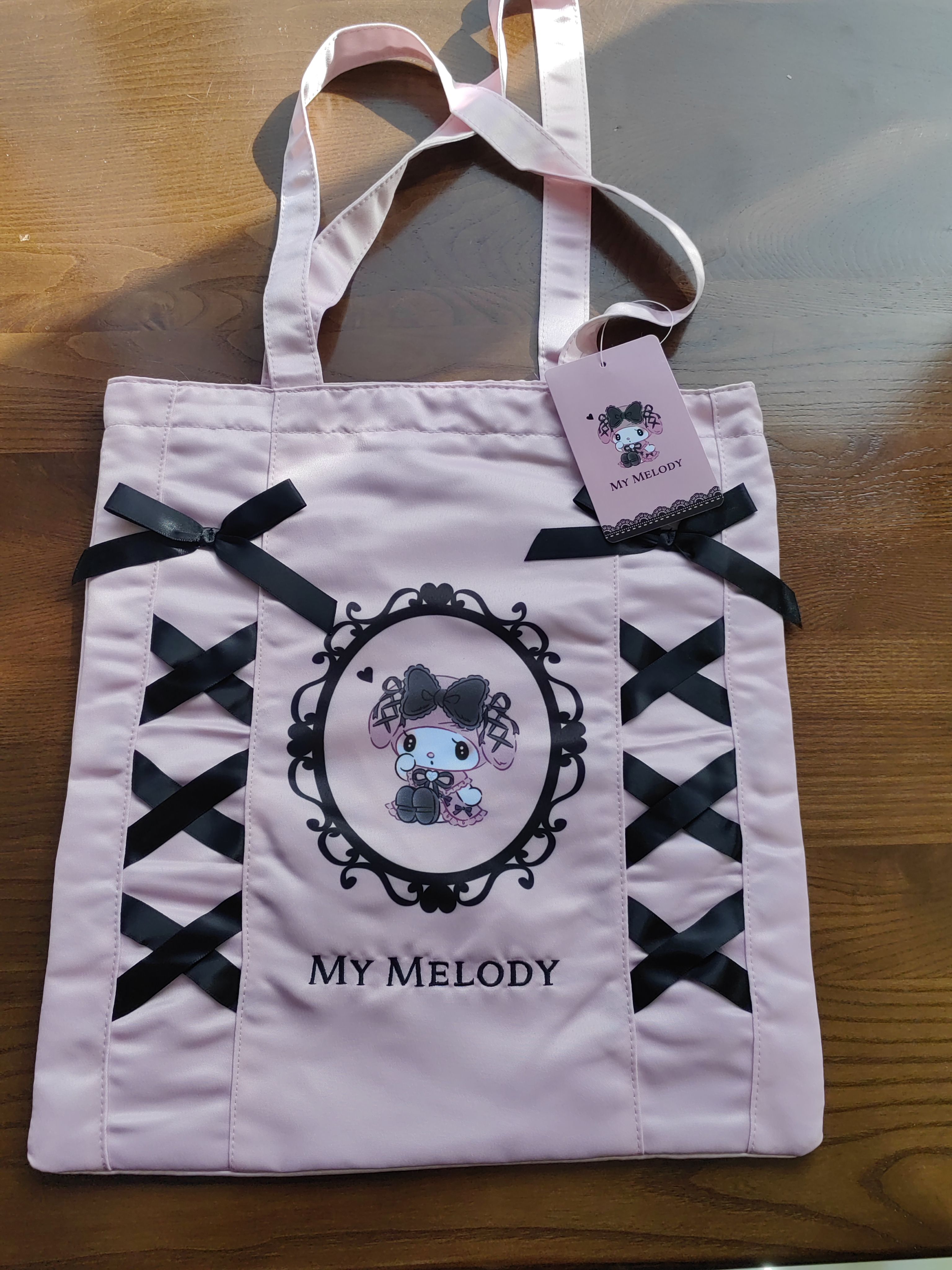 出口日单美乐蒂酷洛米蝴蝶结丝带痛包单肩包手提包购物袋