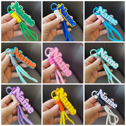 DIY名字姓名挂件包挂钥匙扣