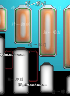 jdp格式精雕图A-1798玉雕长弧面简易牌头无事牌边框附bmp灰度图