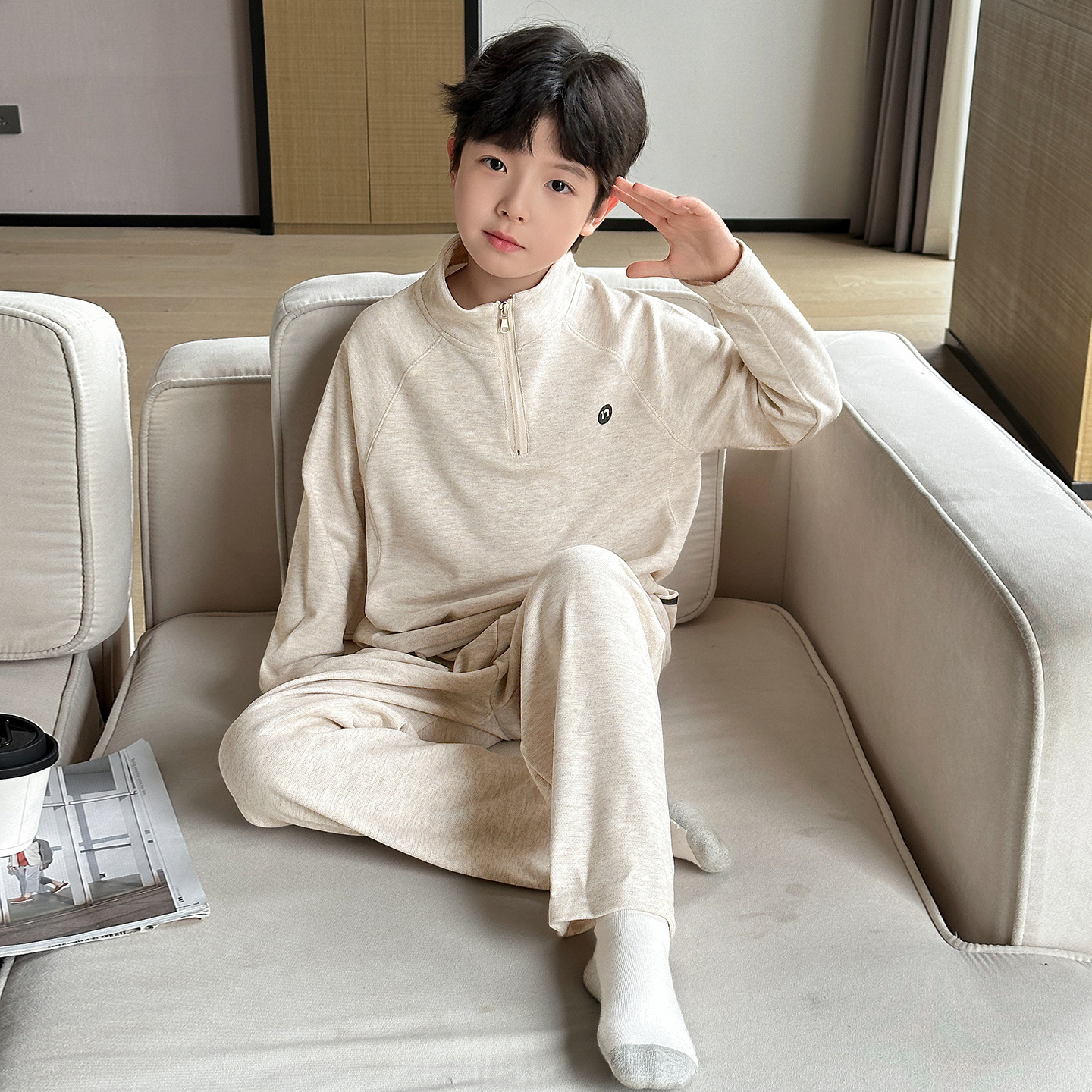 2025年冬季新款男家居服套装