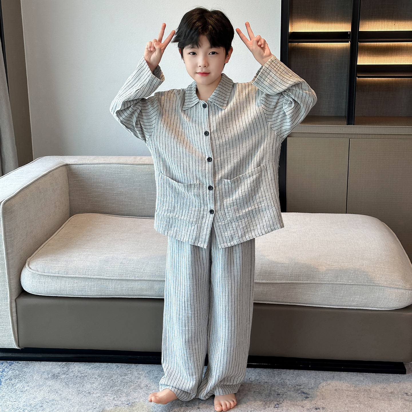 韩版2025年秋季家居服套装