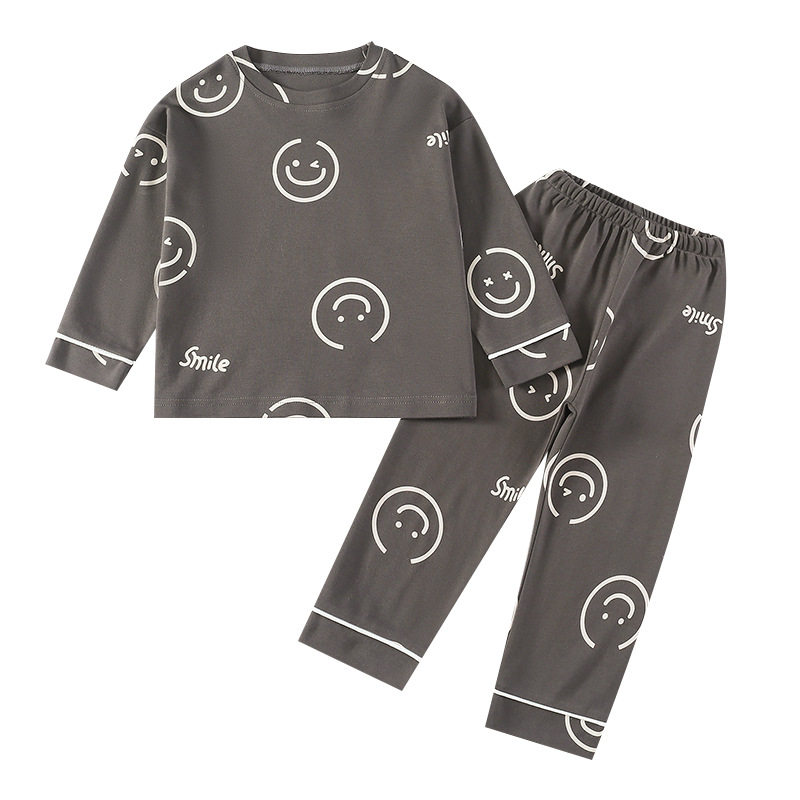 新款女童睡衣春秋季纯棉薄款长袖2025儿童家居服套装夏季宝宝女孩