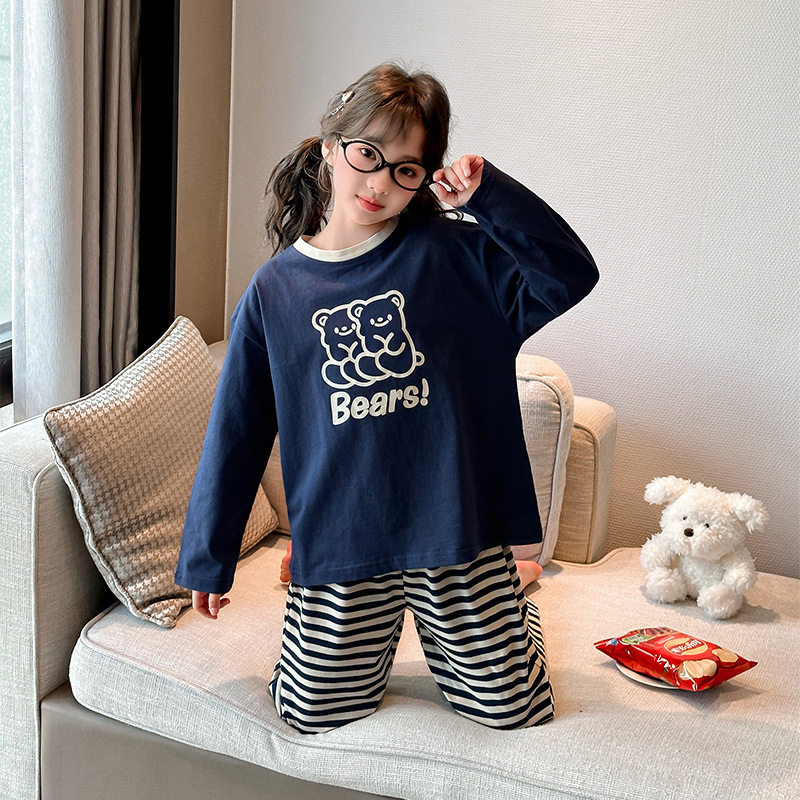 2025年春季新款女孩家居服套装