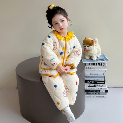 2025年冬季新款儿童家居服套装