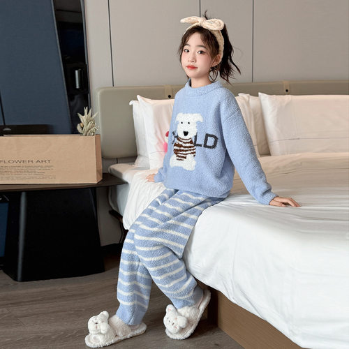 2025年冬季新款儿童家居服套装
