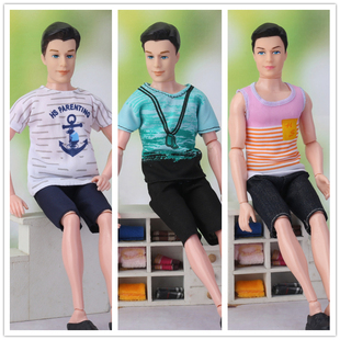 洋娃娃换装玩具结婚王子装30cm西装男娃娃套装女孩公主