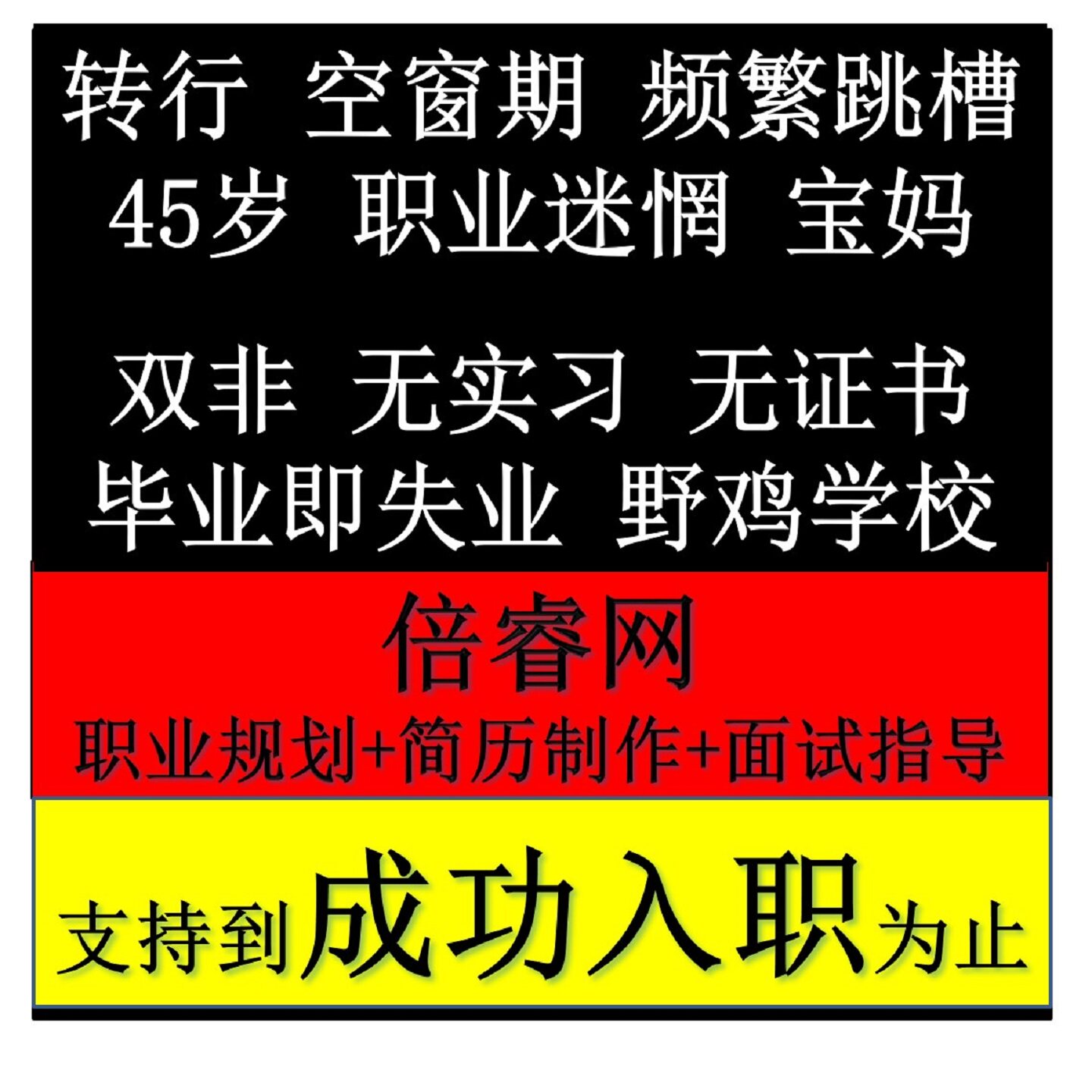 职业规划简历制作面试指导面试陪平面广告设计