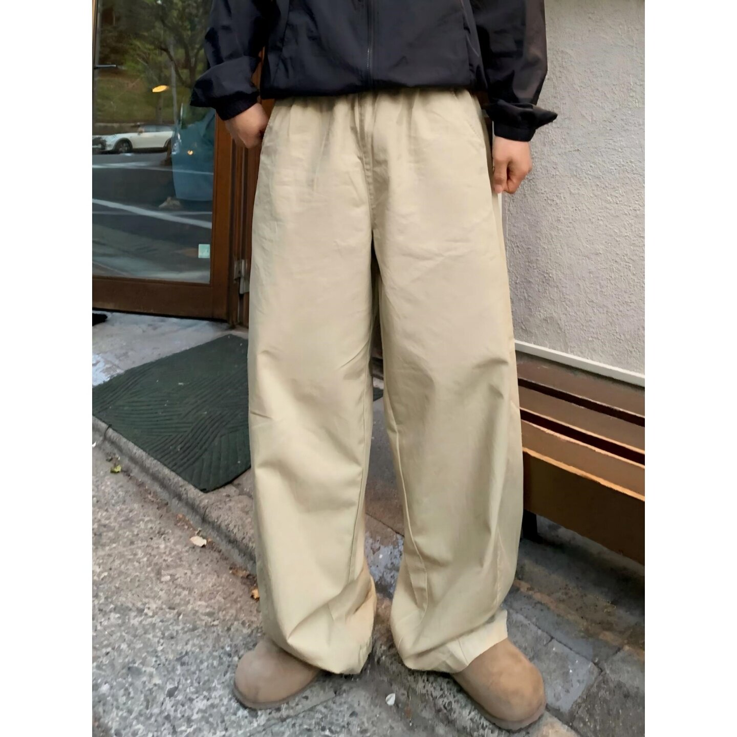 韩国代购男装宽松休闲裤2件包邮图片