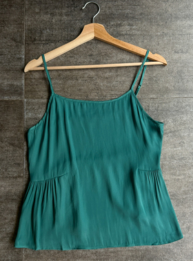 不褪换 德国ymamay春夏季女舒服缎面关泽感可调节吊带款背心23