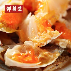 邵万生红膏蟹糊咸蟹呛蟹宁波