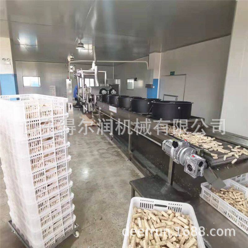 全自动槟榔芋头条油炸机 生鲜芋头加工流水线 清洗切割包装一站式