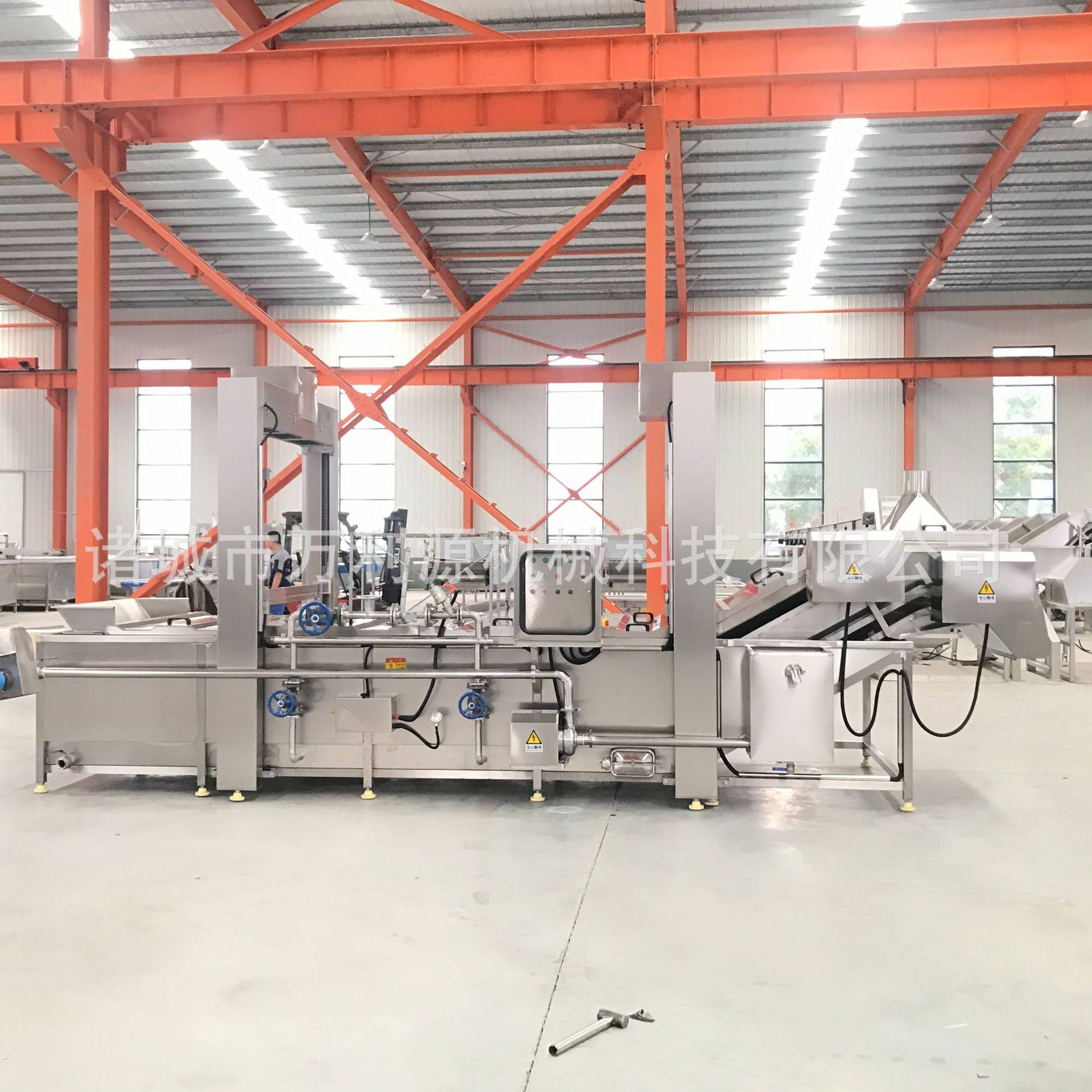 全自动海鲜预煮冷却线 连续式鱿鱼漂烫机 304不锈钢蒸煮温度可调,清洗/食品/商业设备,炸炉/油炸机,淘宝优惠券,粉丝福利购,淘宝优惠卷