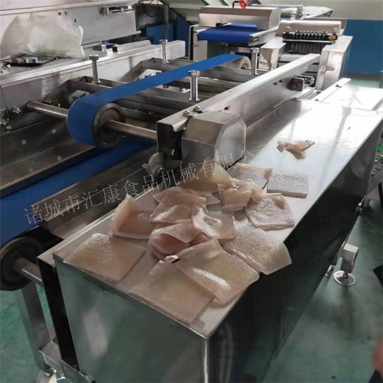 食品加工机械鲜肉类切片机鸡柳切条机 鸭肉鸡胸肉切肉成套设备