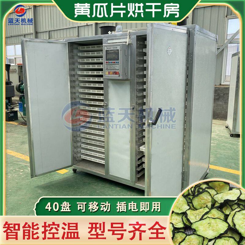 黄瓜片烘干机 小型可移动干菜烘干箱 智能控温黄瓜豆角茄子烘干房