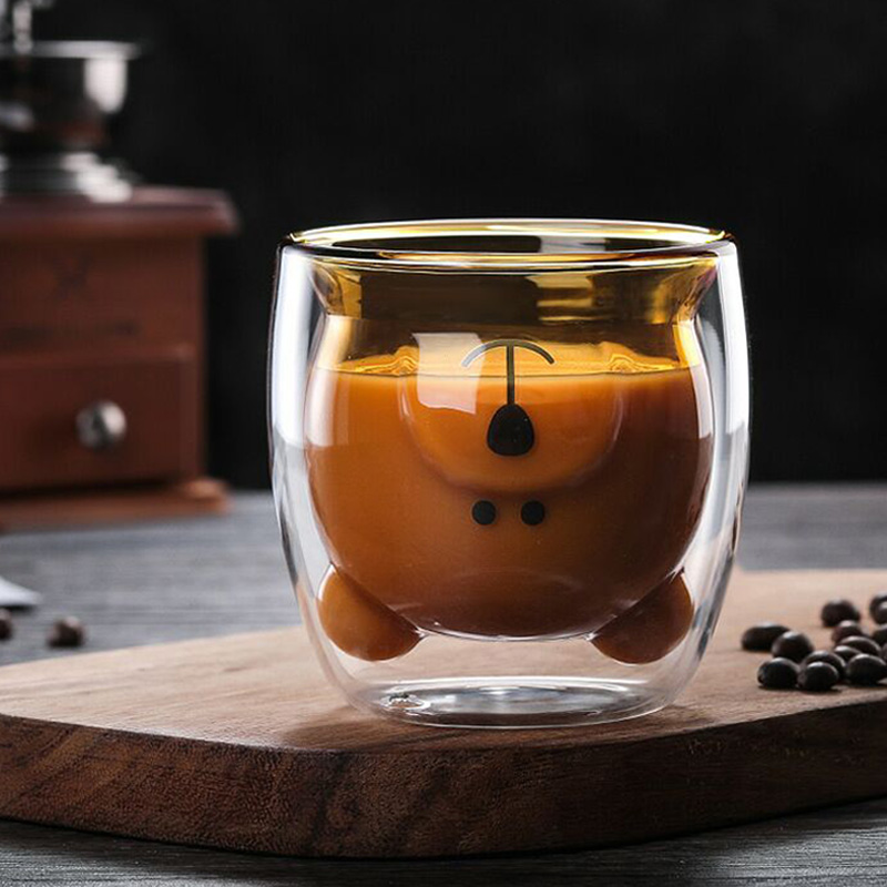 创意水杯双创意层耐热咖啡杯