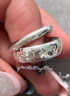 有颗星星男女S925银轻奢必胜戒指