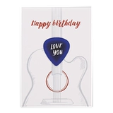 Мужская гитара, открытка, карточки для друга, подарок на день рождения, делается под заказ