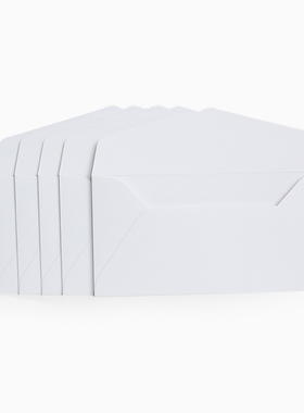 11x22cm空白信封商务账单信函贺卡手写情书信笺封套袋白事封包