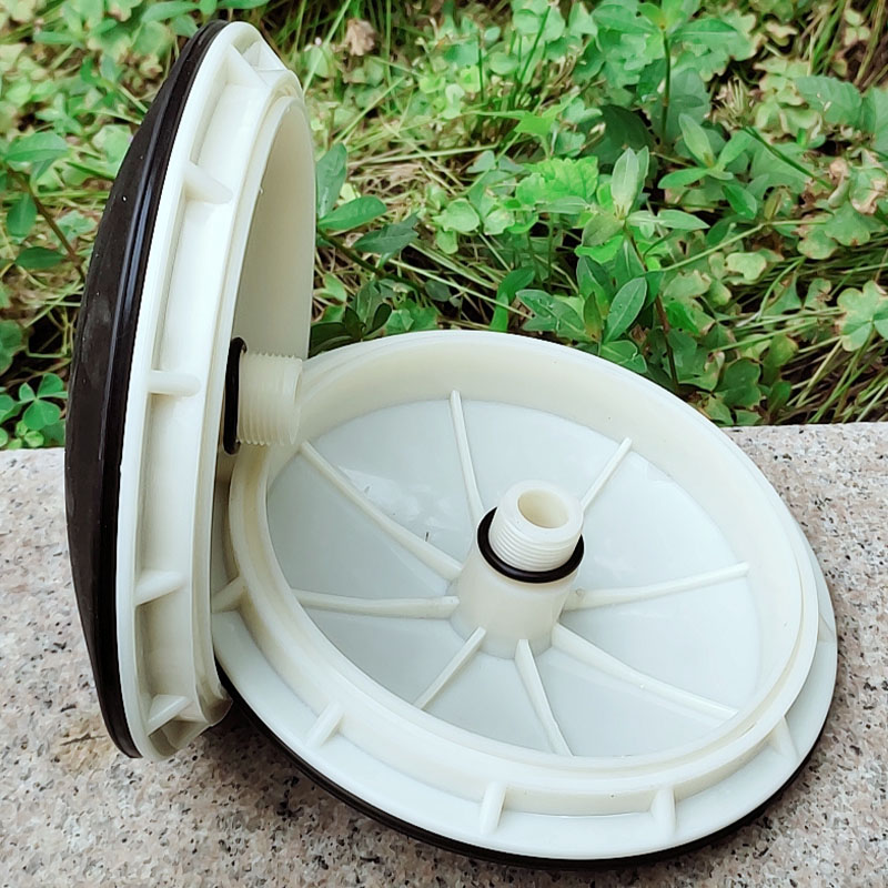 黑色圆200mm盘式膜片渔产曝气头