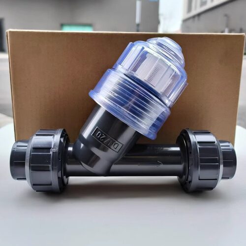 30/60/90目透明管道式y型过滤器