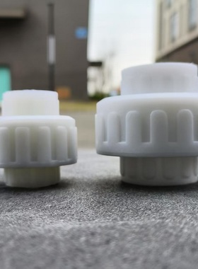 加厚PP活接头白色DN15/20/25/32/40/50/65PP塑料材质由令内径毫米