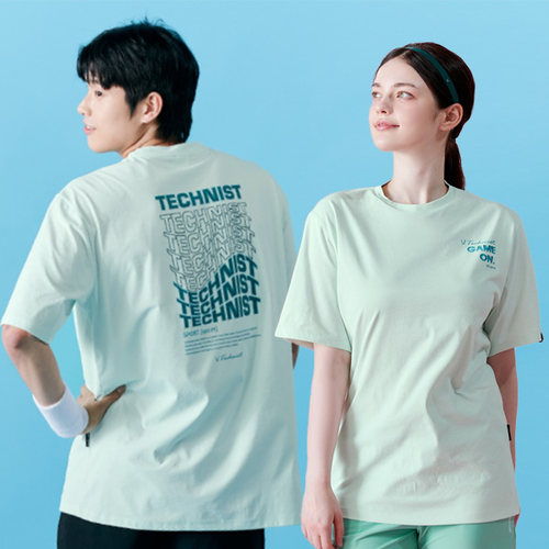 2024秋冬新品Technist韩国羽毛球服男女同款运动速干吸汗时尚短袖