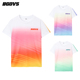 撞色T恤上衣 韩国BGOVS羽毛球服男女速干吸汗运动短袖 2024秋季 新品