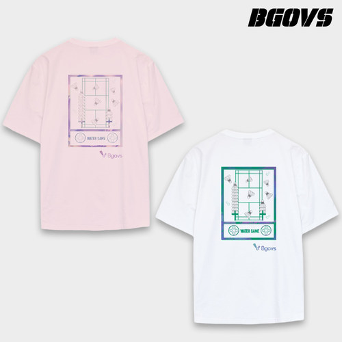 2025韩国秋冬新品BGOVS羽毛球服男女同款休闲速干轻薄T恤运动短袖