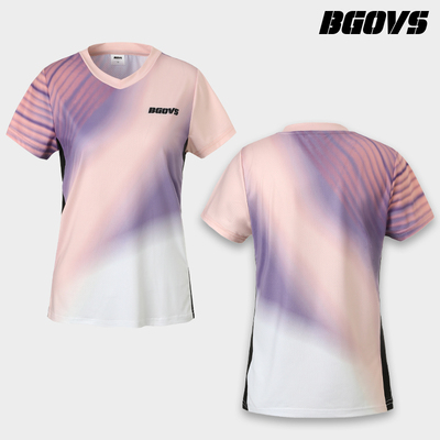 2025韩国春夏新品BGOVS羽毛球服男女款全速干吸汗透气T恤运动短袖